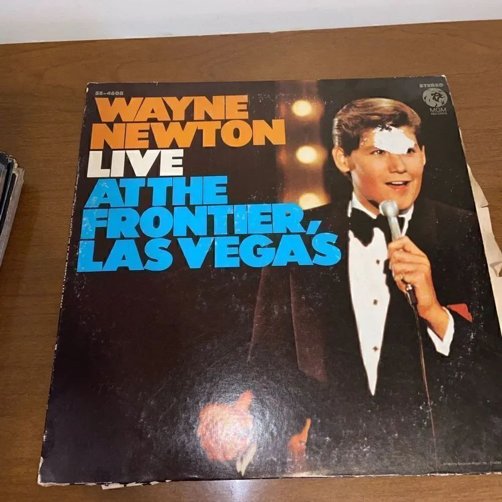 Vintage Wayne newton live in Vegas vinyl record